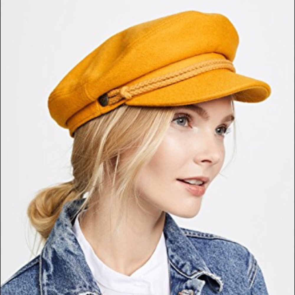 Brixton mustard Ashland cap XS